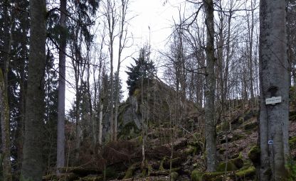 Stožecká skála (Tussetfelsen)