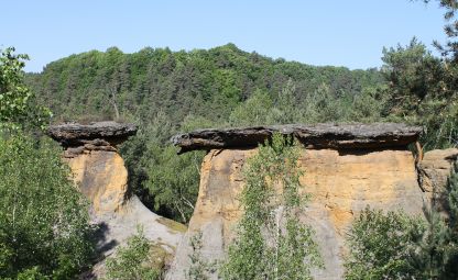 Sandstone Formations Pokličky in Kokořínsko