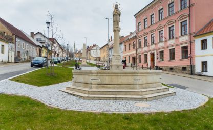 System von 7 Brunnen in Hořice na Šumavě (Höritz)