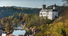 In Rožmberk nad Vltavou befindet sich auch eine gotische…