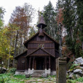 Church Stožec 🙂 Such a beauty. 🙂 .
.
.
.
.
.
.
.
.
.
.
.
#vltavariver #vltavariverig #lipensko #section1ig …