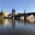Beautiful view on Charles Bridge! 🙂 .
.
.
.
.
.
.
#vltavariver #vltavariverig #praha #section5ig #vltavariver …